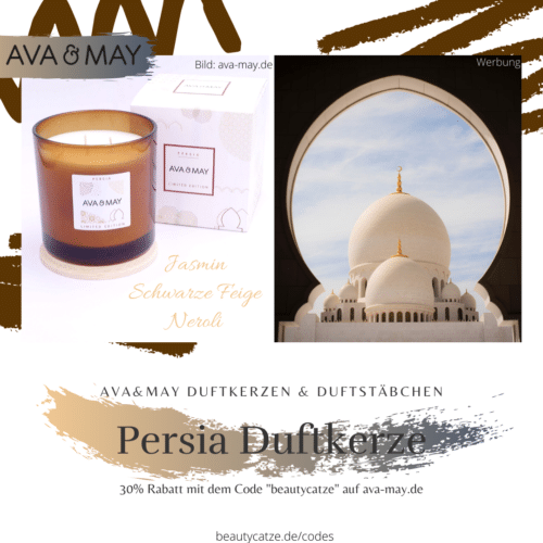 AVA and MAY Persia große Duftkerzen Erfahrungen avamay Kerzen beautycatze