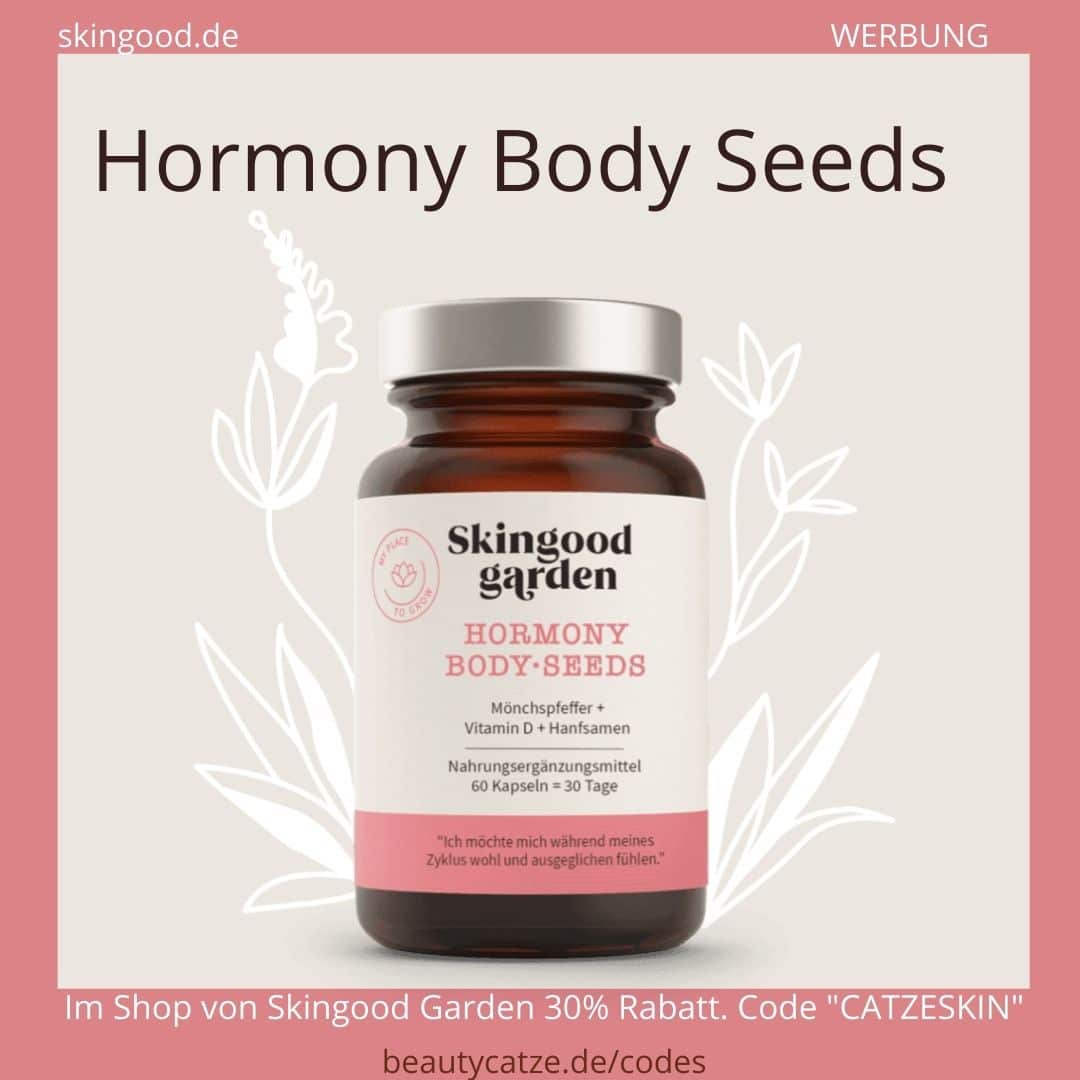 Skingood Garden Erfahrungen Hormony Body Seeds Kapseln Nahrungsergänzungsmittel beautycatze