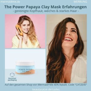 Mermaid and Me The Power Papaya Clay Mask Erfahrungen beautycatze.de