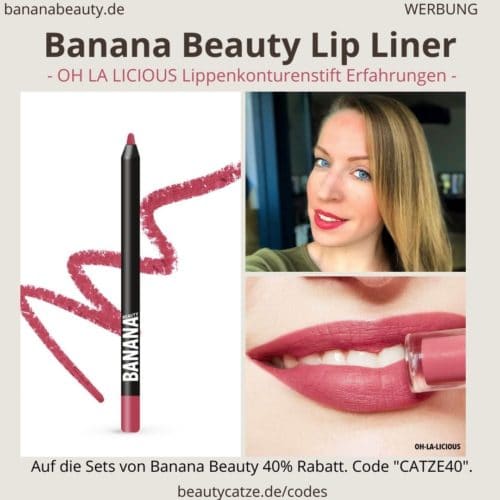 Oh La Licious Lip Liner Banana Beauty Erfahrungen Bewertung beautycatze.de