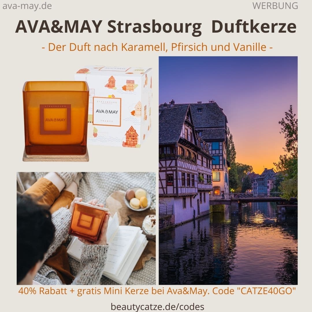 STRASBOURG France Duftkerze 500g AVA and MAY Erfahrung