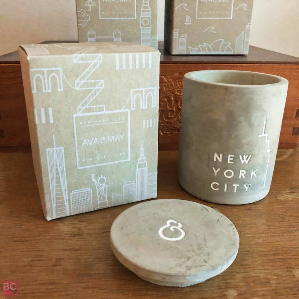 DuftBetonkerze NEW YORK AVA & MAY Erfahrungen mit der 220g Kerze mit dem Duft nach Zitrone