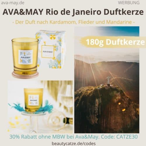 AVA and MAY RIO DE JANEIRO Brazil Duftkerze Erfahrung 180g Kerze Ava&May