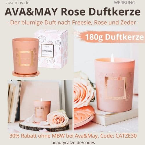 Ava May Kerze Rose Duftkerze Bewertung Rosenduft Kerze