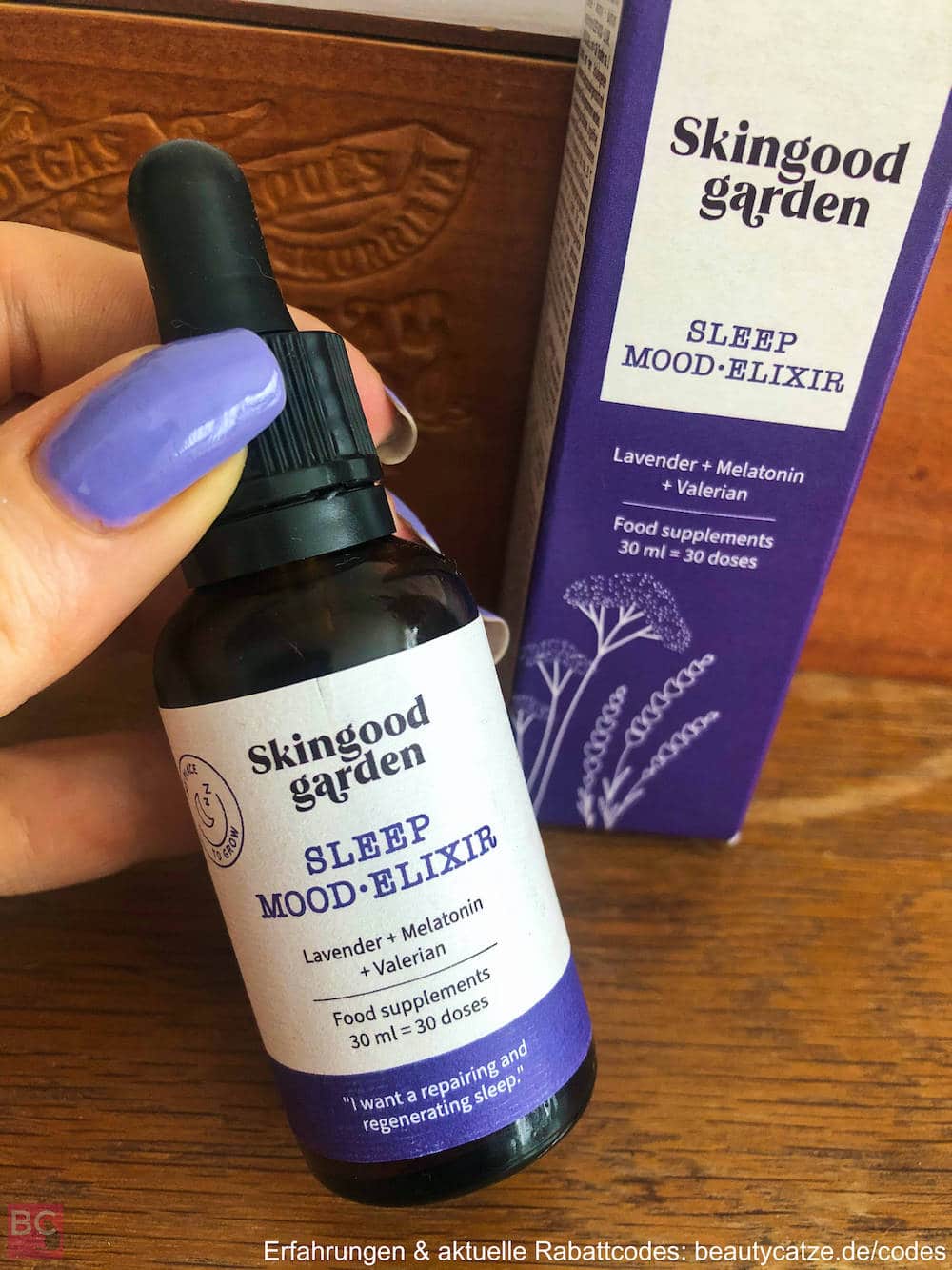 Skingood Garden Sleep Mood Elixir Erfahrungen Bewertung