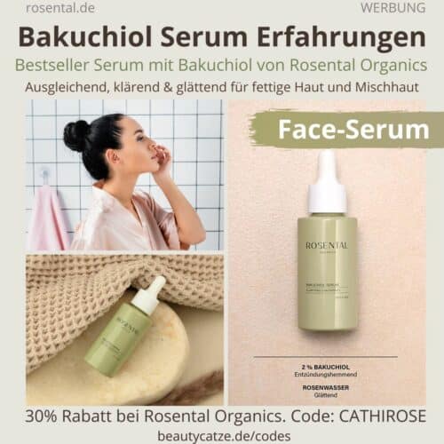 BAKUCHIOL SERUM Rosental Organics Erfahrungen, Bewertungen Testsieger Bestseller Face Serum