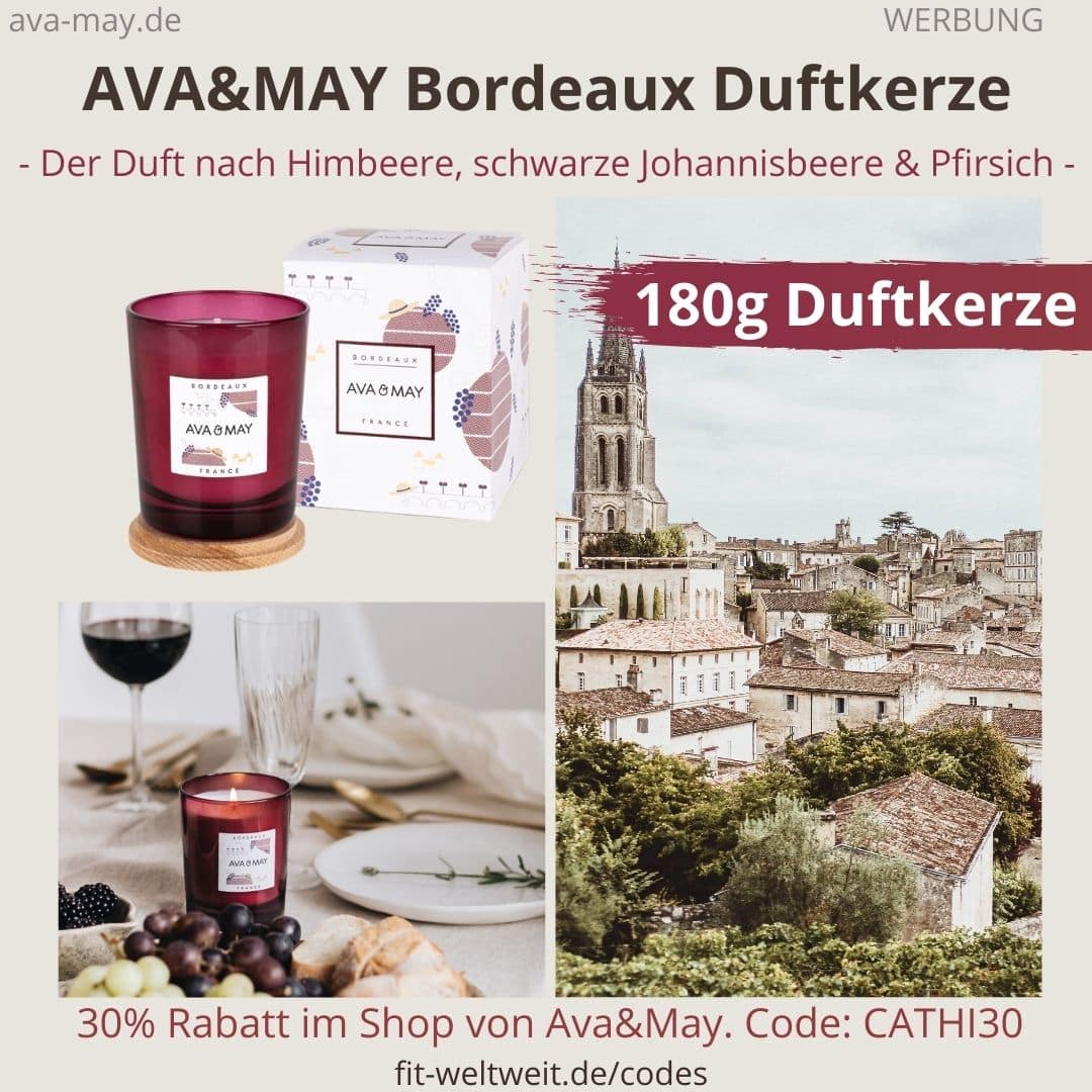 Ava & May Bordeaux France Duftkerze Erfahrungen Bewertungen Frankreich Kerze