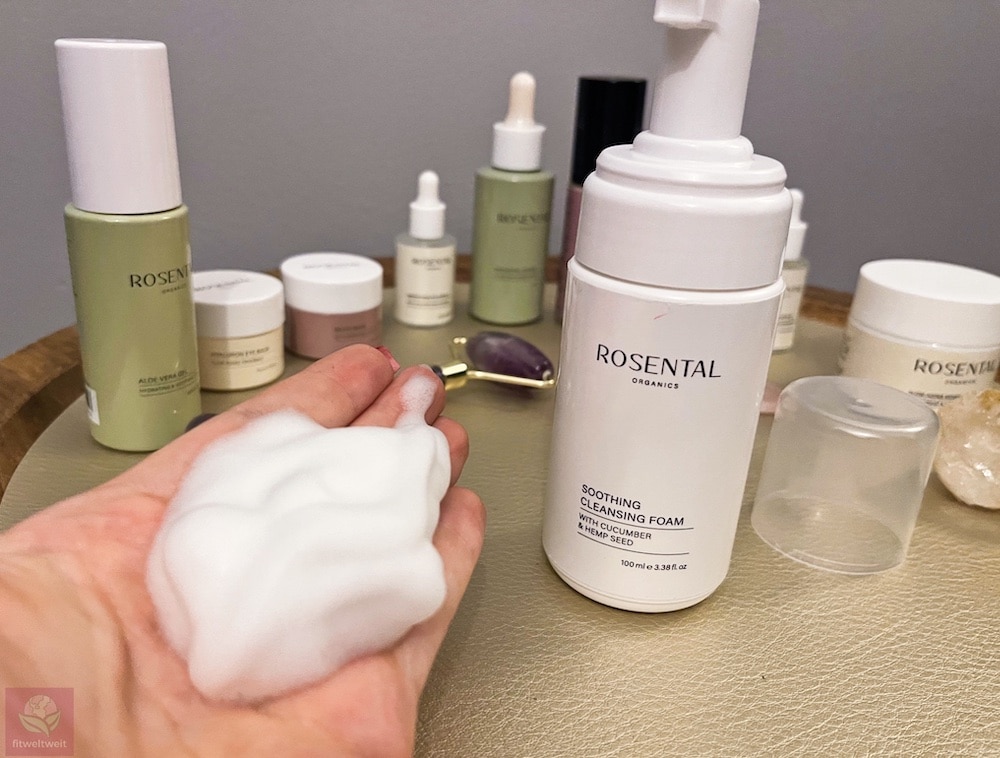 Gesichtsreinigungsschaum Soothing Cleansing Foam Rosental Organics Erfahrungen Test Review
