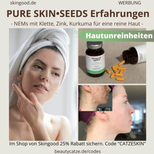 Pure Skin Seeds Erfahrungen Skingood Garden Haut Akne Pickel