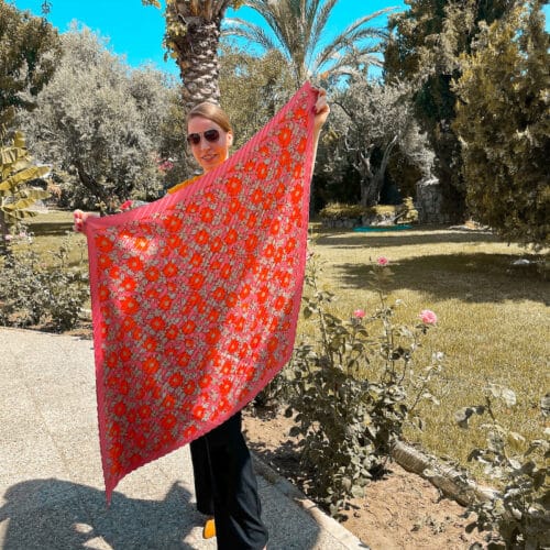 The Claire Scarf Schal Tuch Erfahrungen LES LUNES Sommer gerippt