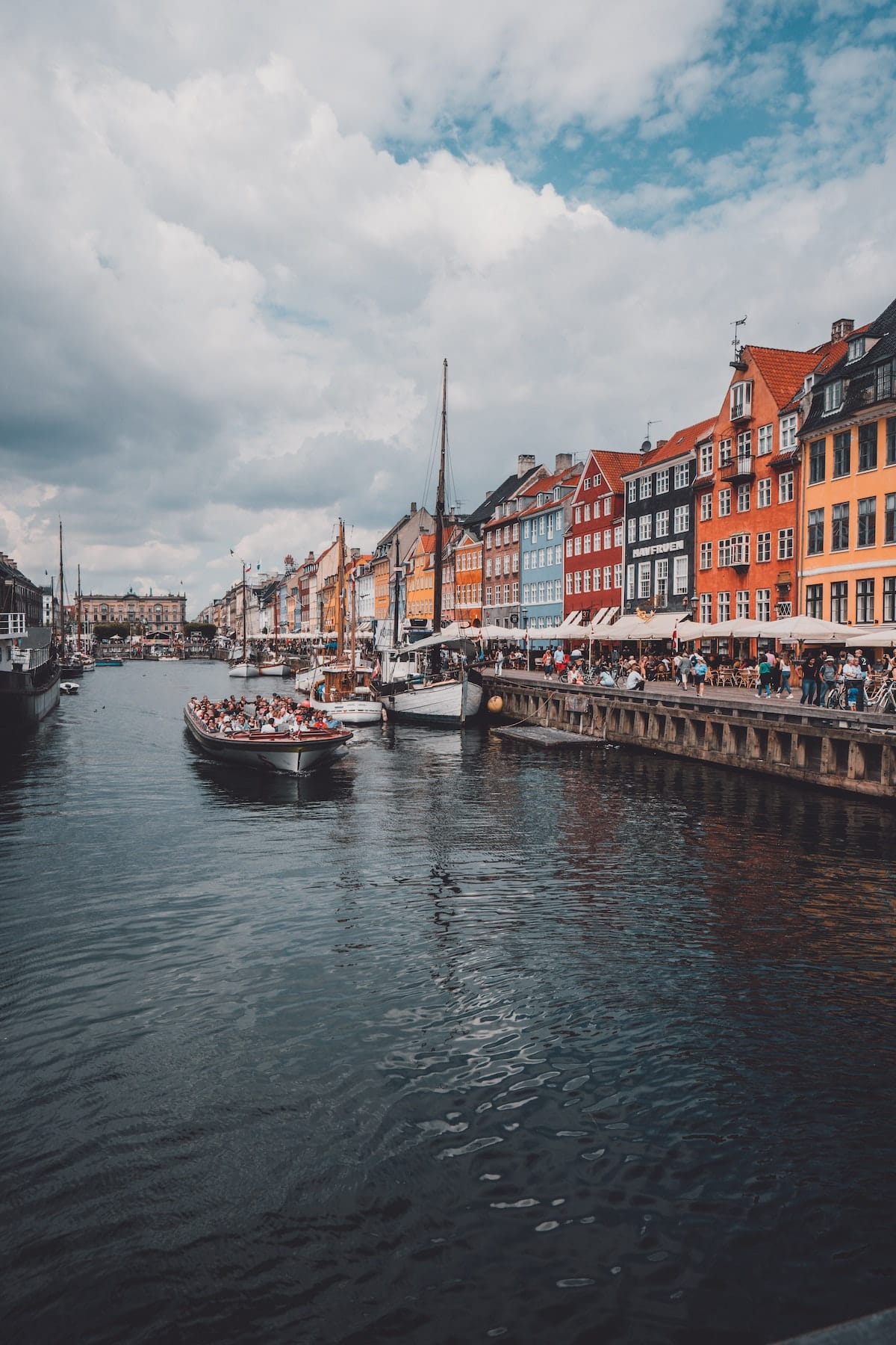 Nyhavn Copenhagen Wasser Schiffe Eindrücke