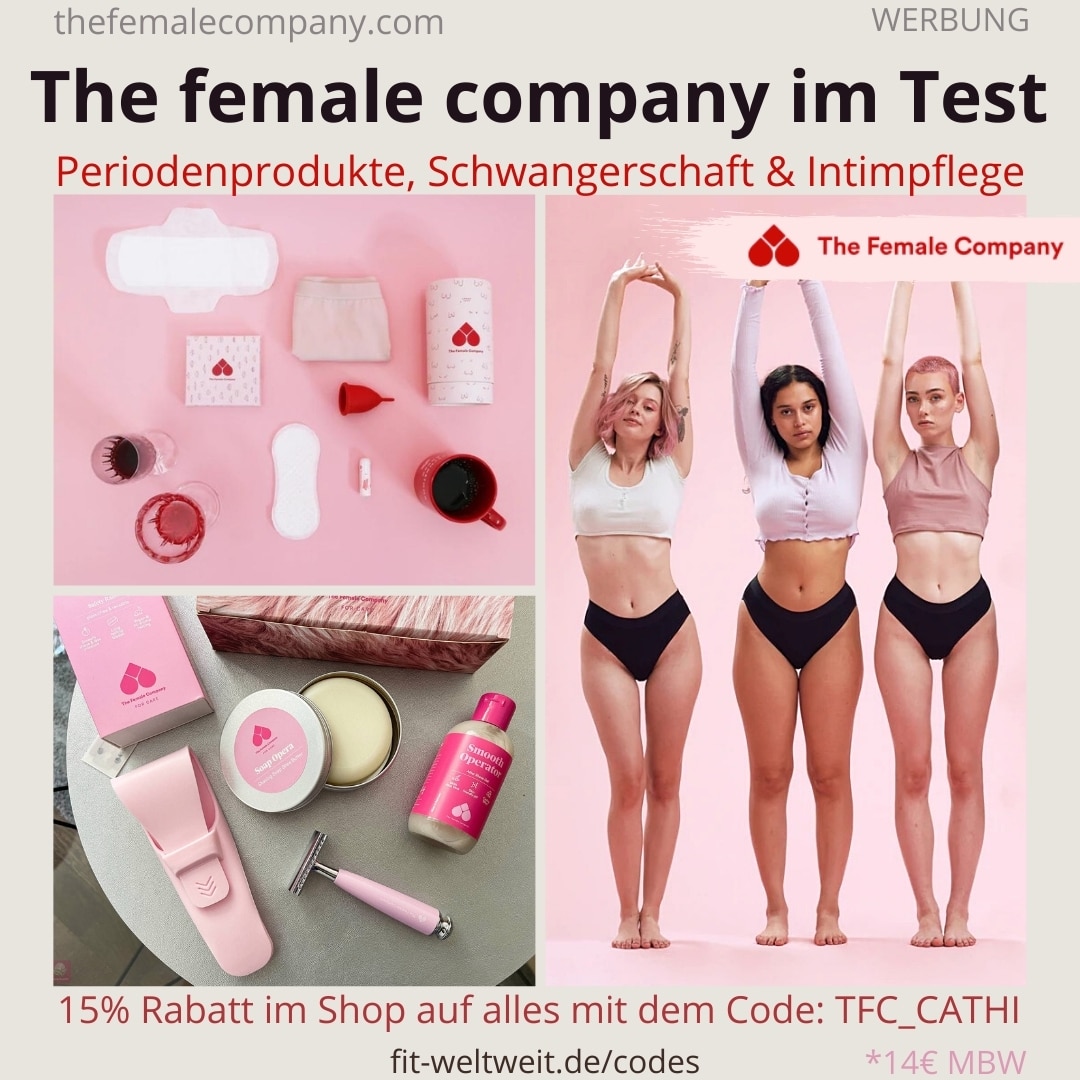 RABATTCODE The Female Company Unterwaesche Menstrutation Produkte Period Panty Tampons Produkttest Gutscheincode