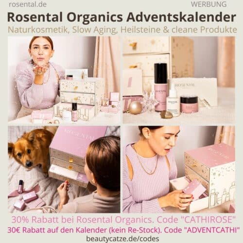 Rosental Organics ADVENTSKALENDER 2023 Erfahrungen Inhalte Rabattcode Beauty Kalender