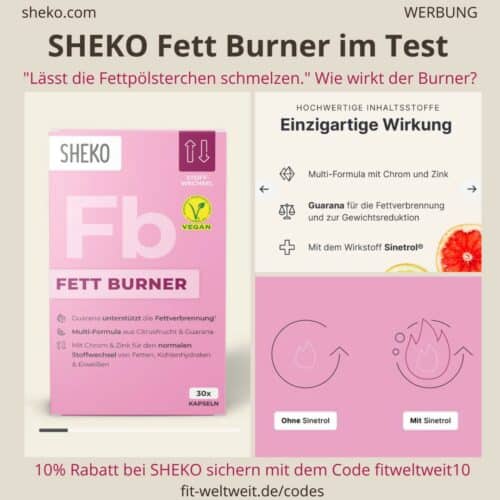 FETT BURNER Erfahrungen SHEKO Test Abnehmen Bewertungen Anwendung Wirkung Fatburner