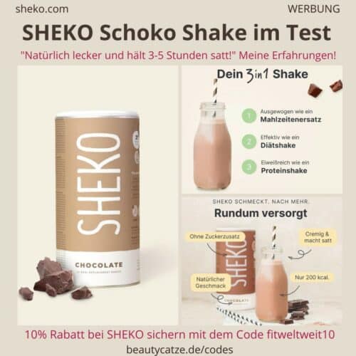 SCHOKOLADE SHEKO Shake Erfahrungen Chocolate Test Bewertung Geschmack