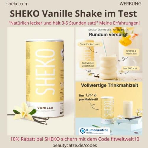 VANILLE SHEKO Shake Erfahrungen Vanilla Test Bewertung Geschmack