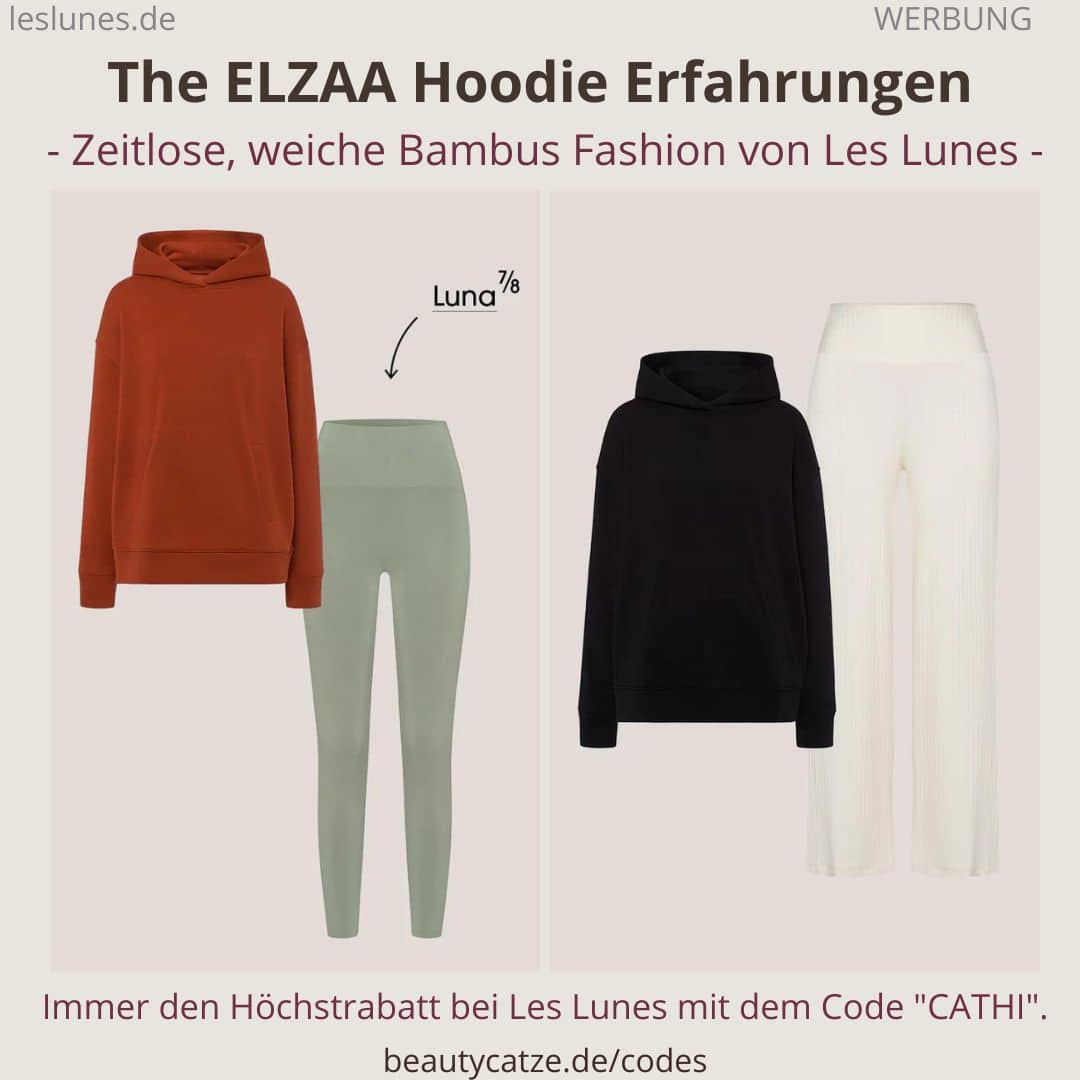 The ELZAA Hoodie Erfahrungen LES LUNES Outfit Inspos