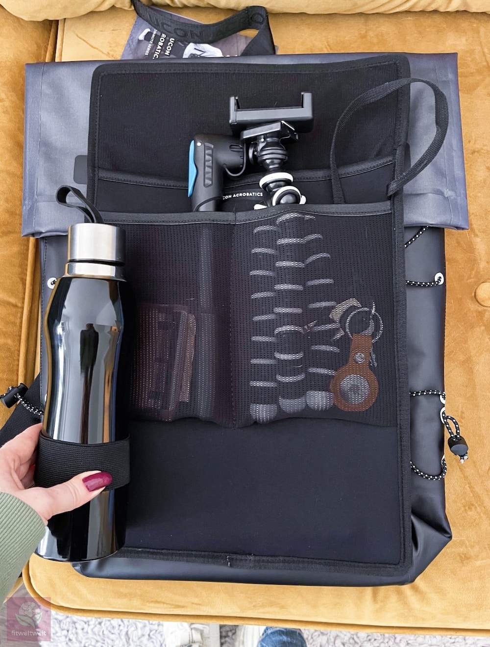 Laptop Innenfach Tools multifunktionaler Rucksack Kamera Equipment Influencer Fahrradfahrer