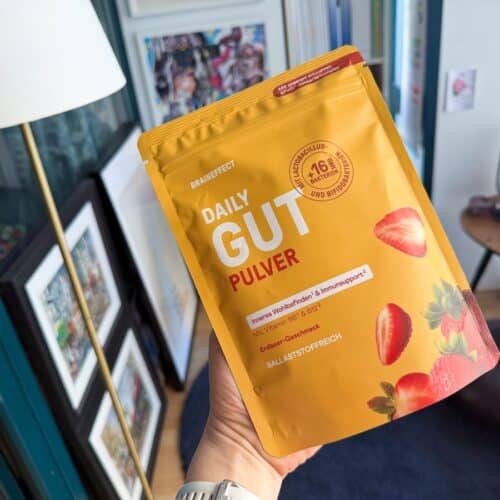 Daily Gut Pulver neue Rezeptur mit 16 Milliarden Bakterienstämmen und EPx12 Komplex zur Unterstützung der Darmflora