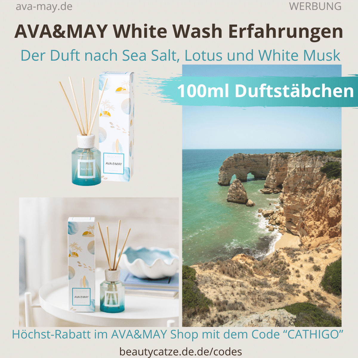 AVA&MAY Erfahrungen WHITE WASH ALGARVE Duftstäbchen Erfahrungen Test