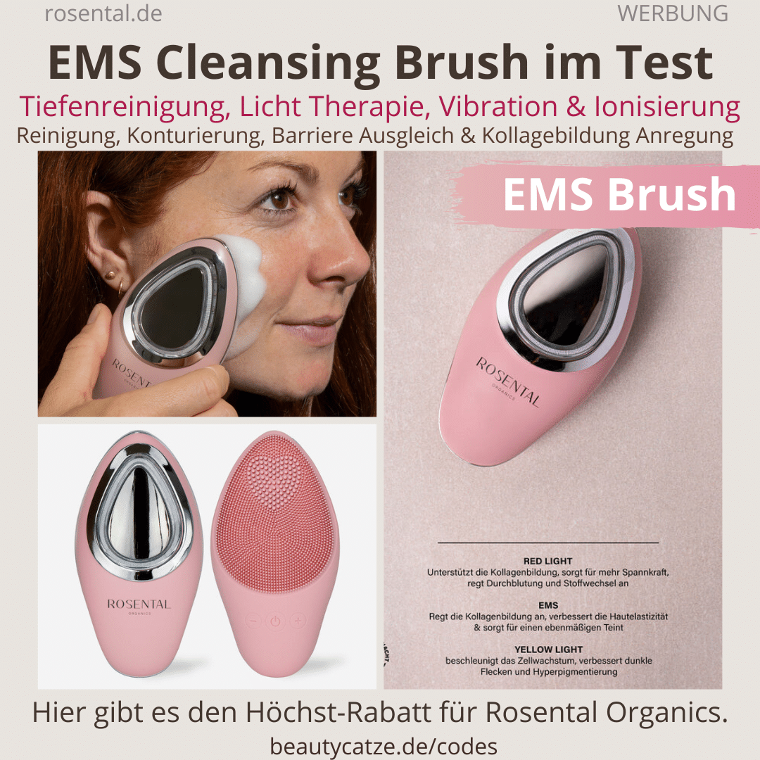 EMS Cleansing Brush Erfahrungen Rosental Organics Wirkung Test