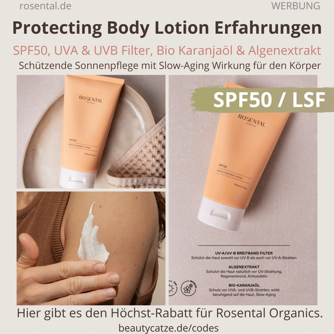 Protecting Body Lotion Rosental Organics Erfahrungen Sonnencreme