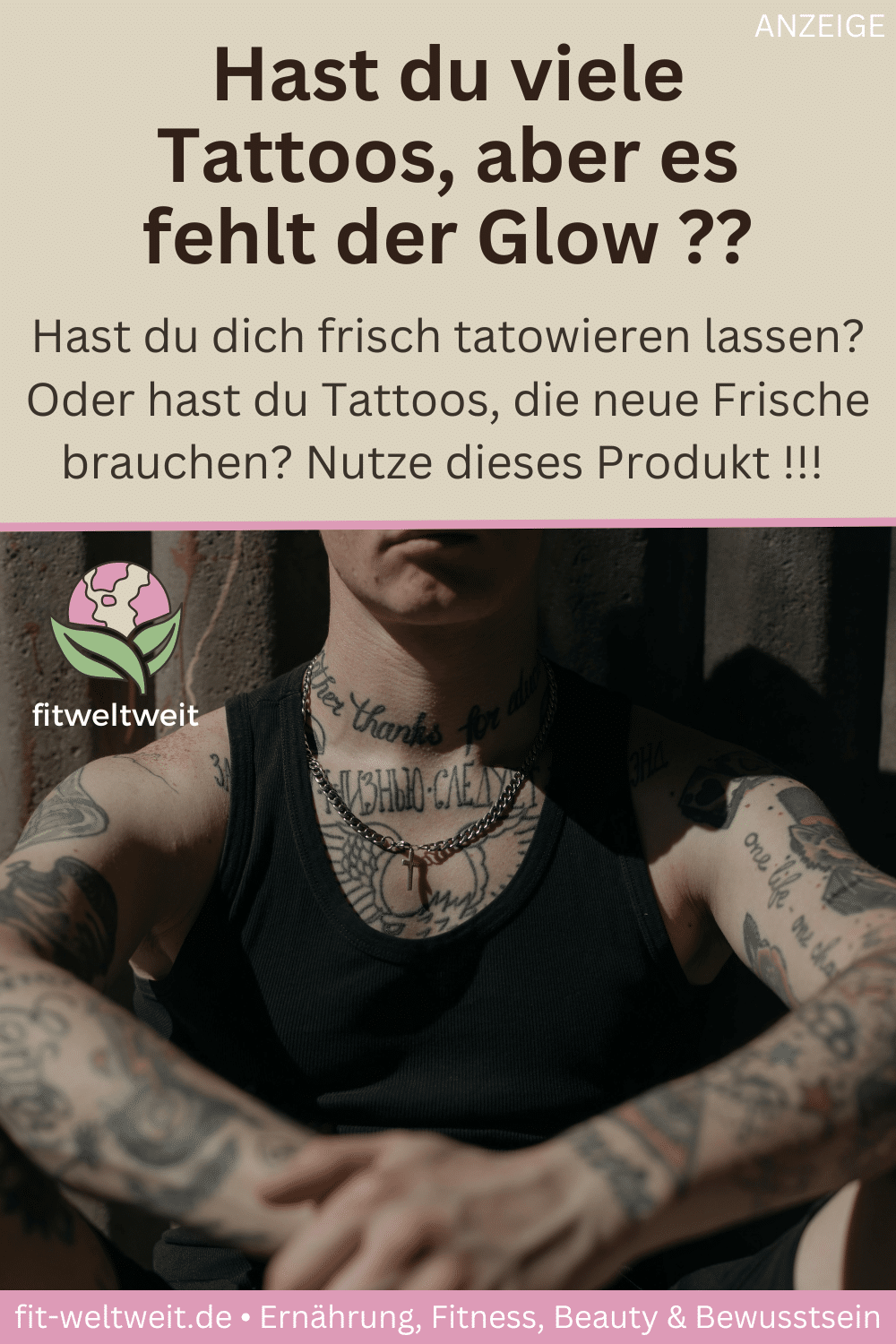 Tattoo Pflege altes Tattoo frischen Glow