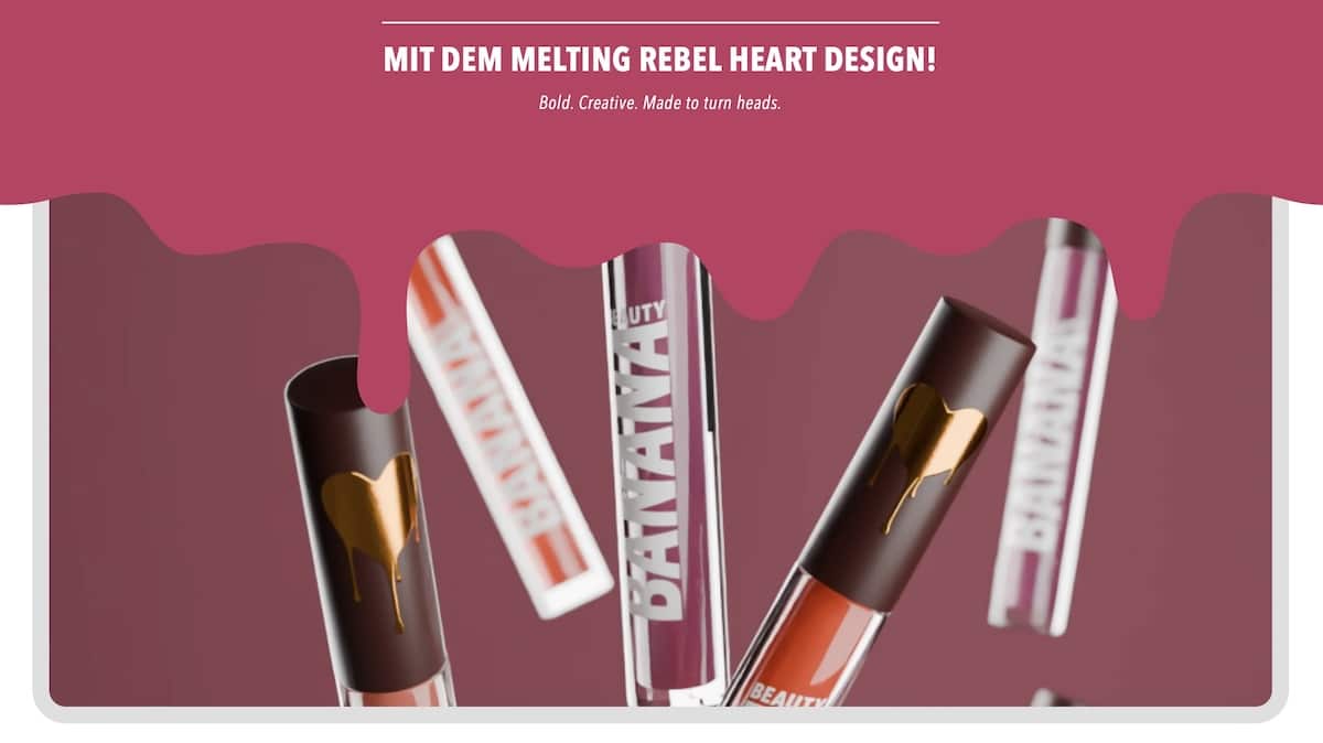 Banana Beauty Limited Edition 2025 Valentintag Melted Heart