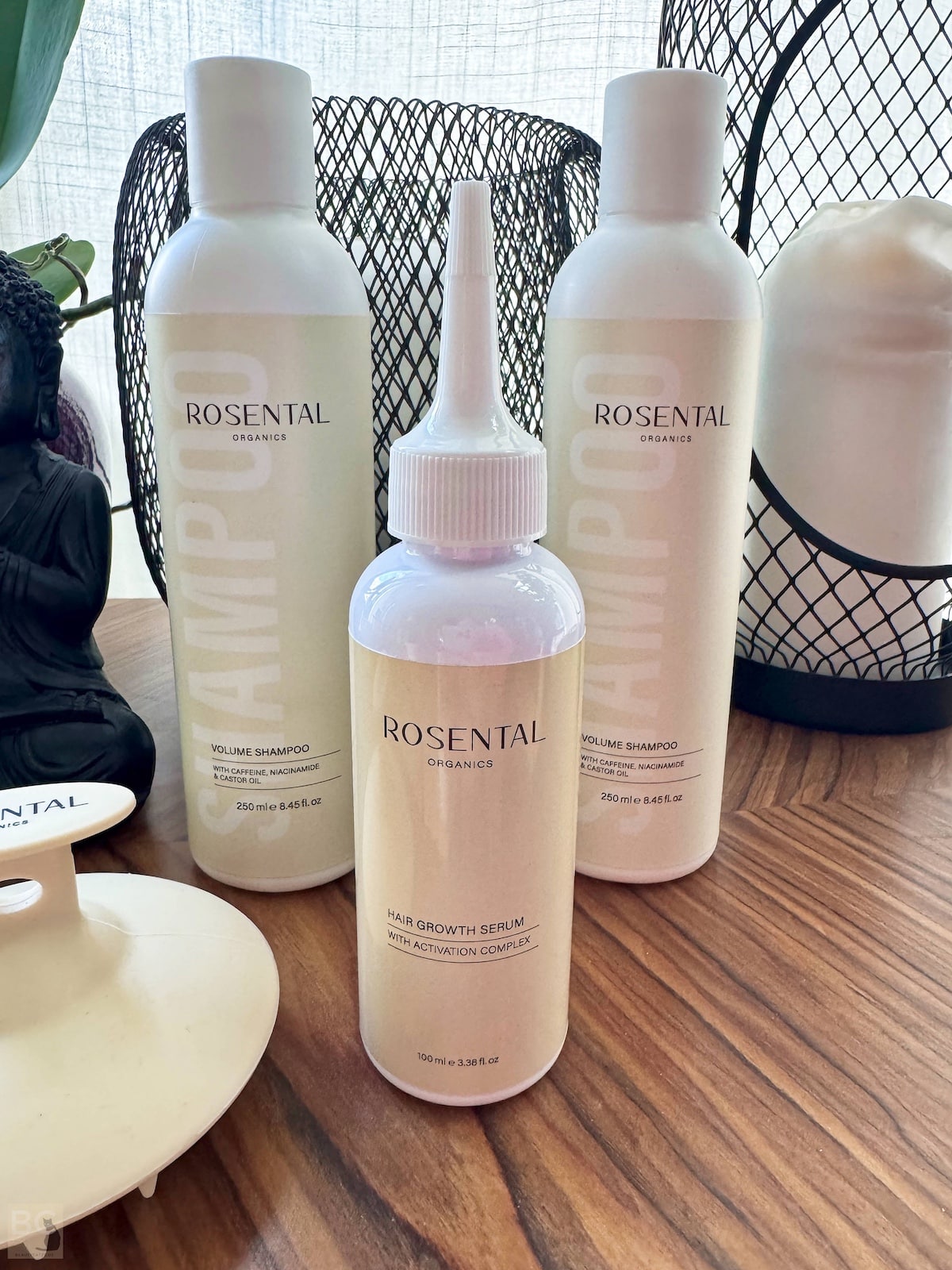 Haarausfall lindern stoppen Hair Growth Serum Shampoo Rosental Organics Erfahrungen