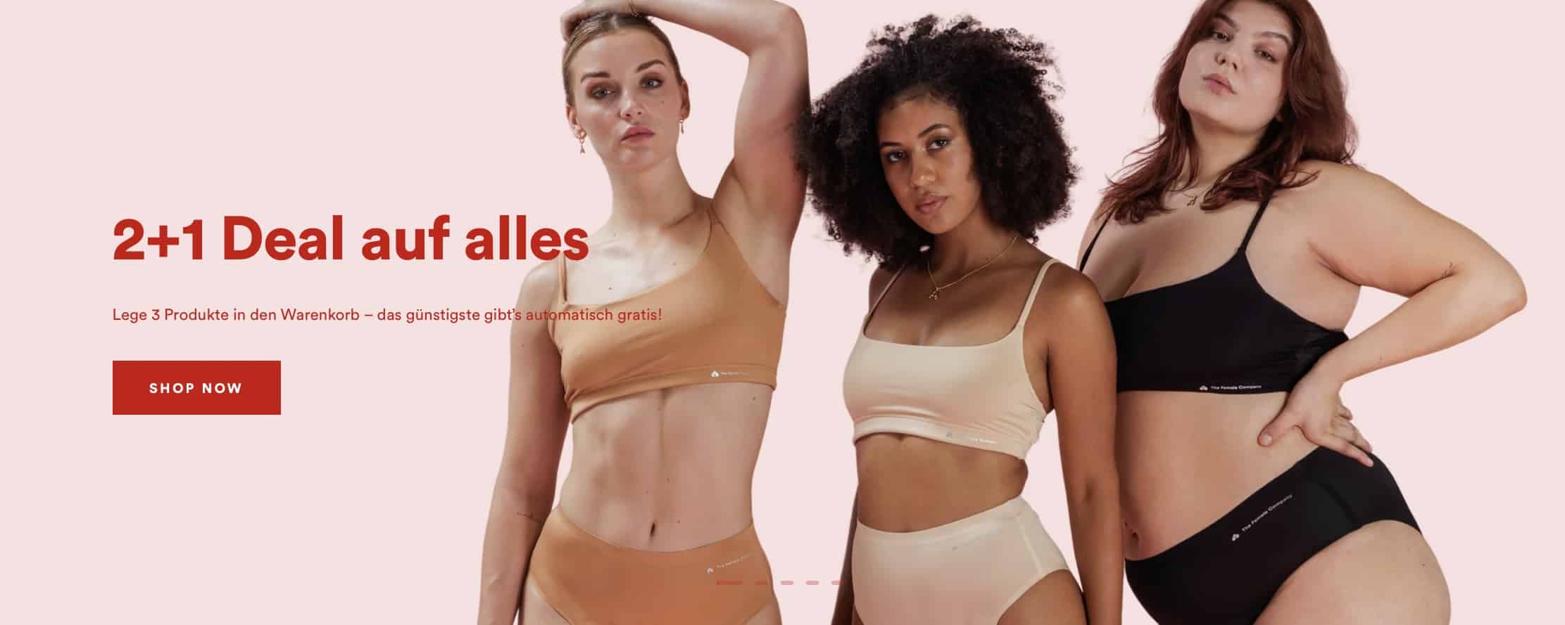 33% Rabatt Deal für The female Company