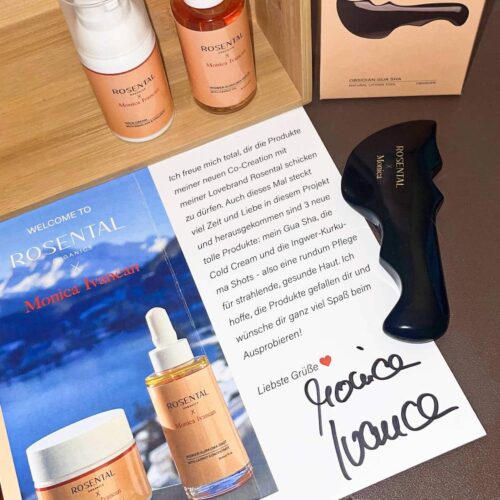 Rosental Organics Erfahrungen Monica Ivancan – Gua Sha, Gesichtscreme & Gesichtsöl mit Karotte, Ingwer & Kurkuma