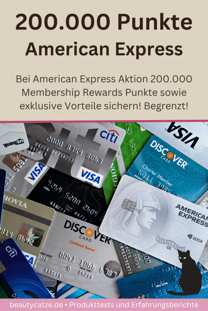 American Express 200000 Bonus Punkte sichern Membership Rewards Kreditkarte Bonus Aktion Vorteile